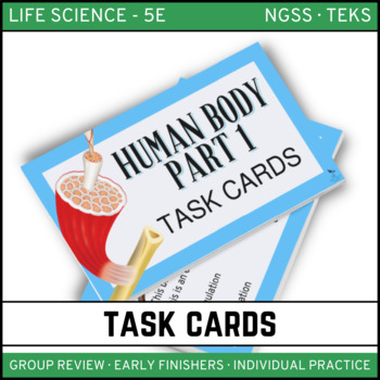 Preview of Human Body Part 1 Task Cards