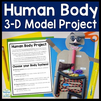 Preview of Human Body Project 3-D Model of a Human Body System| Human Body Systems Project