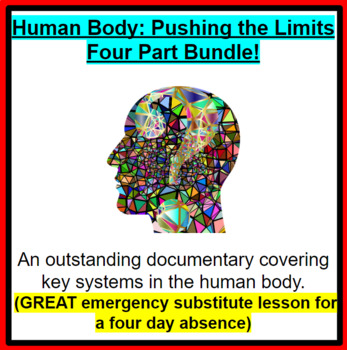 Preview of Human Body: Pushing the Limits Bundle (4 Parts) - GREAT SUB PLANS!