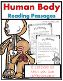 Human Body Reading Passages for Young Learners (Brain, Hea