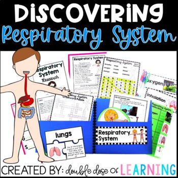Preview of Human Body: Respiratory System Research Unit with PowerPoint