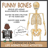 Human Body Skeletal System Cut and Paste Puzzles, Picture 