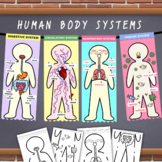 Human Body System Model Flag [Science+Arts]