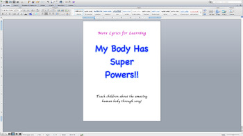 Preview of My Body Has Super Powers!