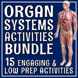 Human Body Organ Systems Activity Bundle 15 FUN and ENGAGI