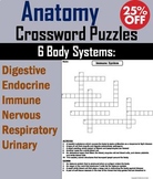 Human Body Systems: Anatomy & Physiology Crossword Puzzles Bundle