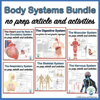 Preview of Human Body Systems Bundle Nonfiction Articles and Activities