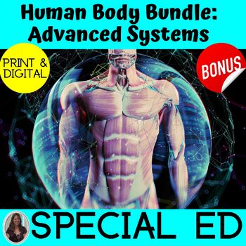 Preview of Human Body Systems Bundle for Special Education ADVANCED Anatomy 6 Systems