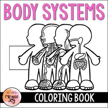 Download Human Body Systems Coloring Book by Megan Joy | Teachers Pay Teachers