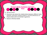 Human Body Systems Connect Four Review Game