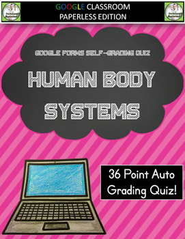Preview of Human Body Systems Digital Assessment - Distance Learning