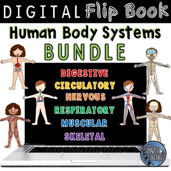 Preview of Human Body Systems Digital Flip Book Bundle