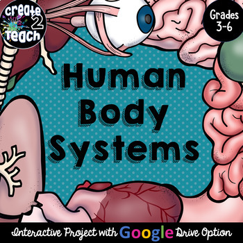 Preview of Human Body Systems Digital Interactive Distance Learning for Google Drive