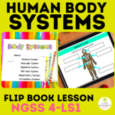Human Body Systems Flip Book Lesson 4th Grade NGSS Review 