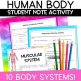 Human Body Systems Notes Activity