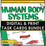 Human Body Systems Bundle Print & Digital Task Cards