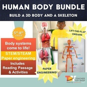 Preview of Human Body Systems Projects Bundle - STEAM Activities
