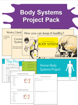 Preview of Human Body Systems Project Pack