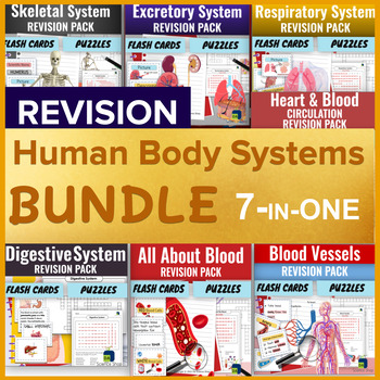 Preview of Human Body Systems REVISION BUNDLE