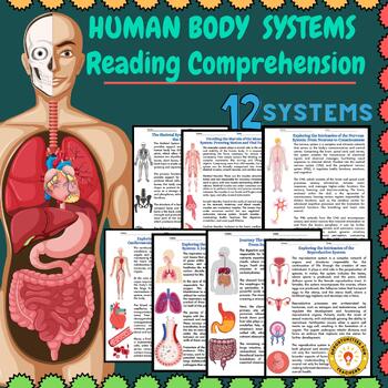 Preview of Human Body Systems : Reading Comprehension Passages Bundle