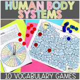 Human Body Systems Science Vocabulary Games