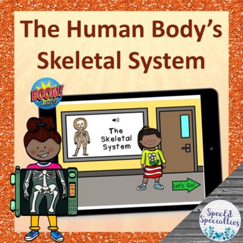 Preview of Human Body Systems Skeletal System BOOM Cards™
