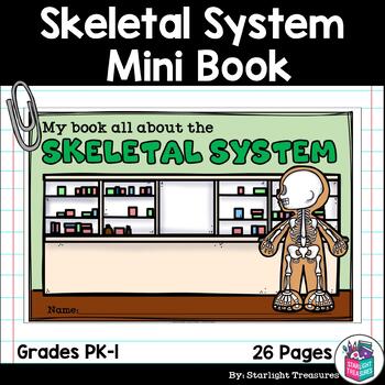 Preview of Human Body Systems: Skeletal System Mini Book for Early Readers