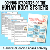 Human Body Systems Stations - Common Disorders