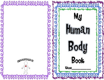 Preview of Human Body Systems Student Book & Paper Doll Foldable + 5 Senses