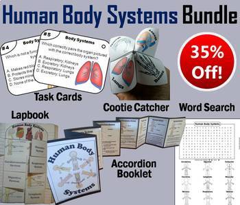 Preview of Human Body Systems Task Cards & Activities (Anatomy & Physiology)