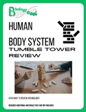 Human Body Systems Tumble Tower Review Game
