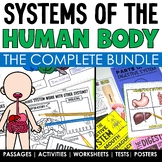 Human Body Systems Unit Project Worksheets Human Body Activities