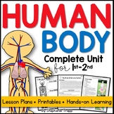Human Body Unit for First and Second Grade