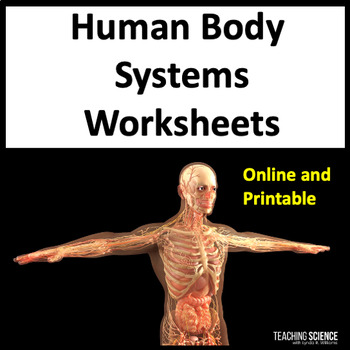 Preview of Human Body Systems Worksheets & Anatomy and Physiology Body Systems Review