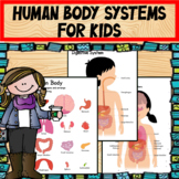 Human Body Systems for Kids; activity for Printables