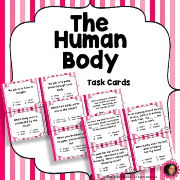 Preview of Human Body Task Cards