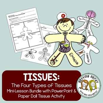 Preview of Human Body Tissues - PowerPoint, Notes and Activity