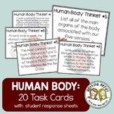 Human Body Systems - Task Cards