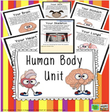 Human Body Unit Writing, Foldables, Vocab & More Google Slides™ & PDFs