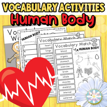 Preview of Human Body Vocabulary Activities