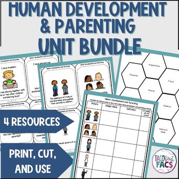 Preview of Human Development and Parenting Unit Bundle