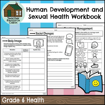 Preview of Human Development and Sexual Health Workbook (Grade 6 Ontario Health)