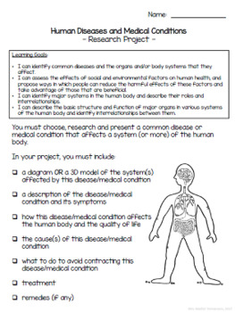 diseases for research project