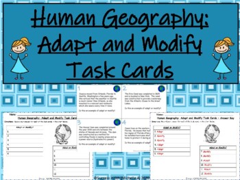 Preview of Human Environment Interaction: Adapt and Modify Task Cards