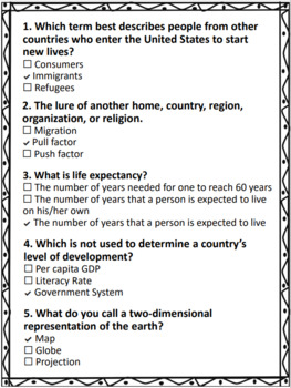 Country Human Quizzes