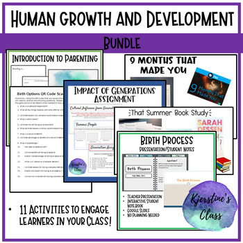 Preview of Human Growth and Development Bundle | Family and Consumer Sciences | FCS