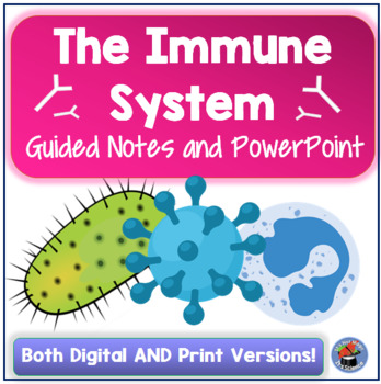Preview of Human Immune System Guided Notes and PowerPoint