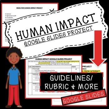 Preview of Human Impact Google Slides Project