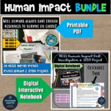 Human Impact NGSS Activity and Digital Interactive Noteboo