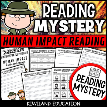 Preview of Human Impact On The Environment Reading Detective Mystery and Comprehension